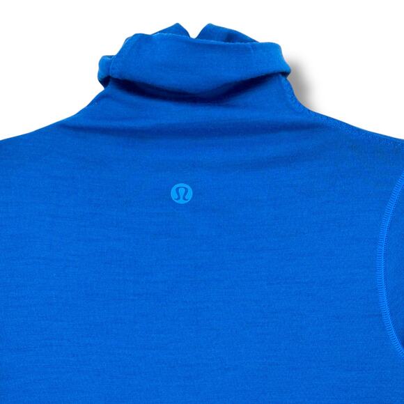 Lululemon St Moritz 100% Merino Wool Jersey Long Sleeve Shirt Sz 4 Turtleneck - Picture 5 of 6